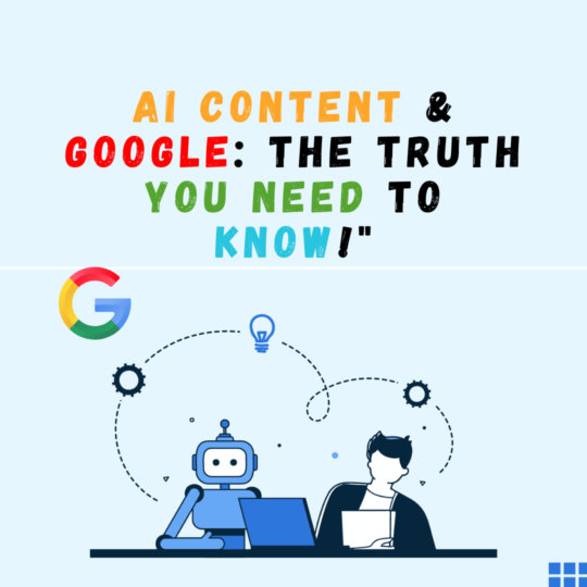 Does Google encourage AI content?