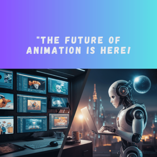 How does AI help in the production of animated films?