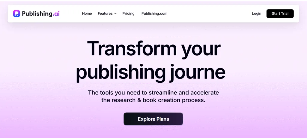 Publishing AI