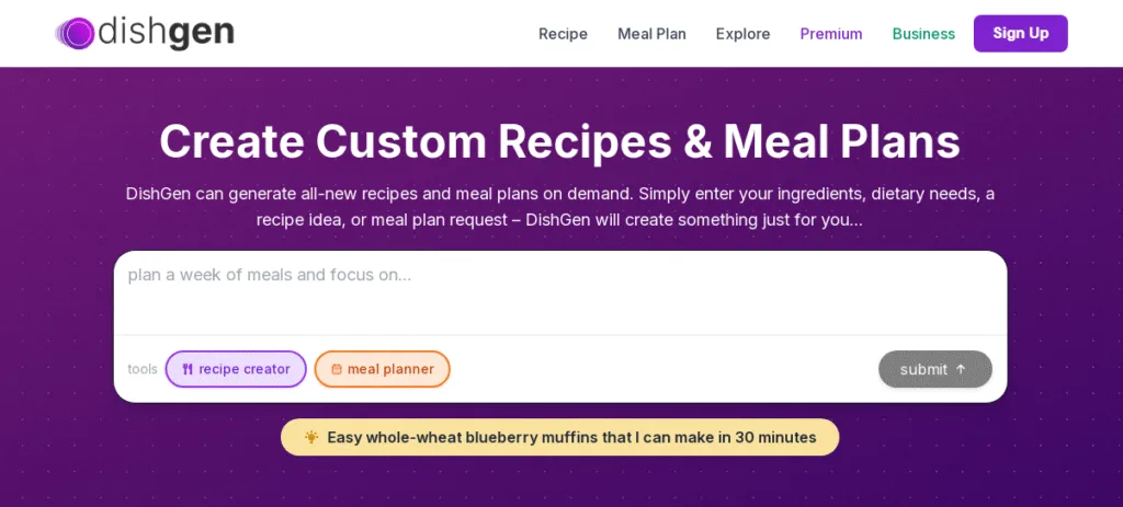 DishGen AI
